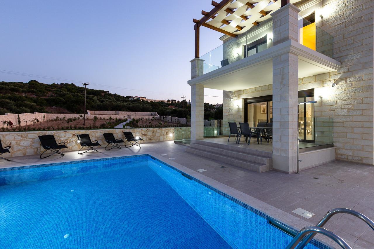 Eudora Luxury Stone Villa Almyrida  Exterior photo