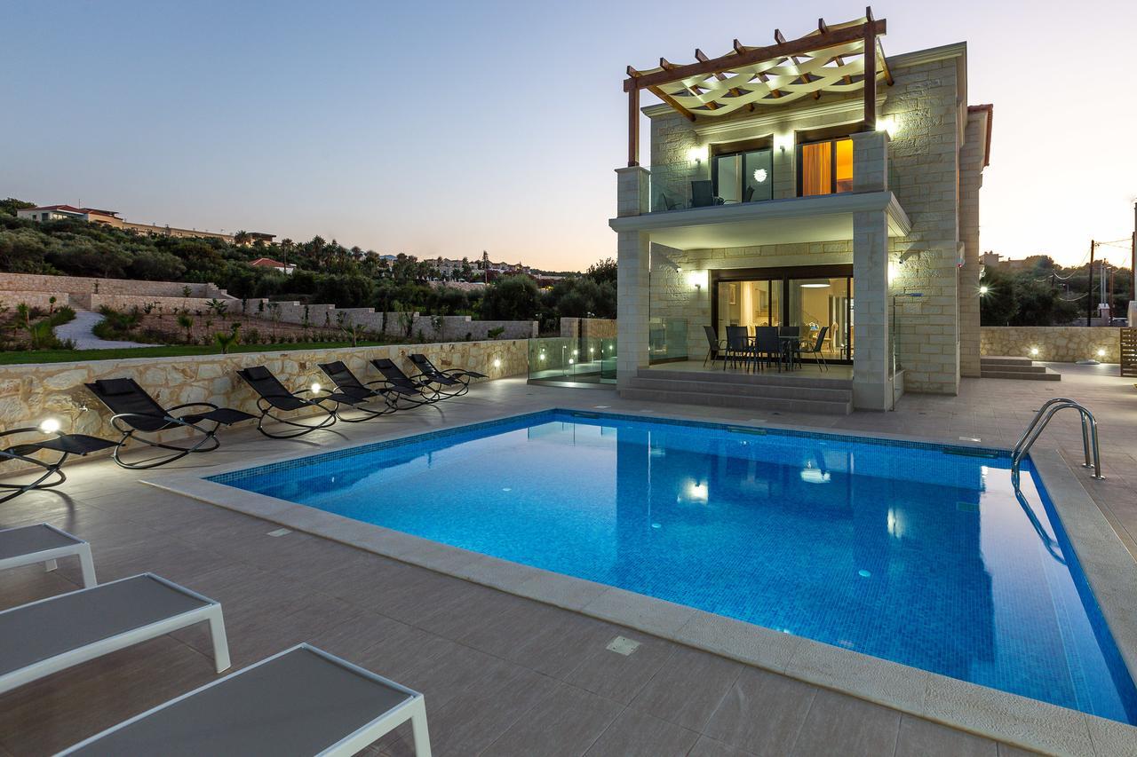 Eudora Luxury Stone Villa Almyrida  Exterior photo